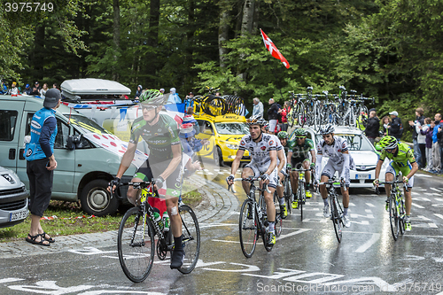 Image of Group of Cyclists - Tour de France 2014