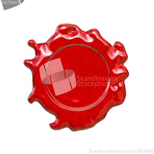 Image of red wax seal