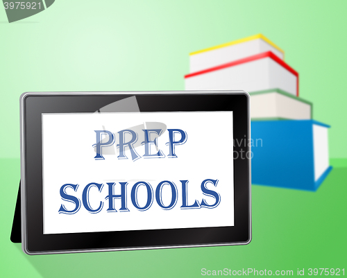 Image of Prep Schools Shows Tablets Educating And Paying