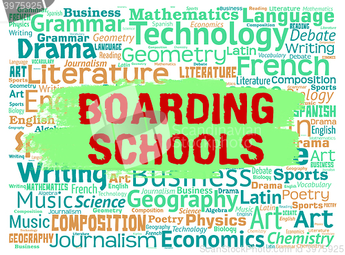 Image of Boarding Schools Represents Studying Learning And Boarder