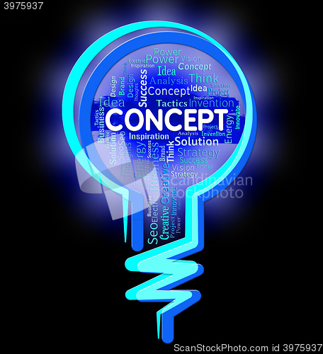 Image of Concept Lightbulb Means Thinking Hypothesis And Thoughts