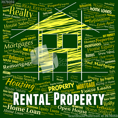 Image of Rental Property Represents Real Estate And Apartments