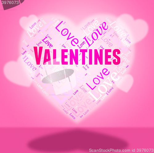 Image of Valentines Heart Indicates Celebration Lover And Hearts