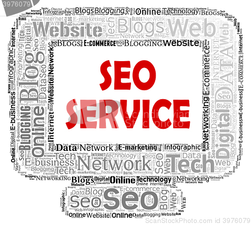 Image of Seo Service Shows Search Engine And Business