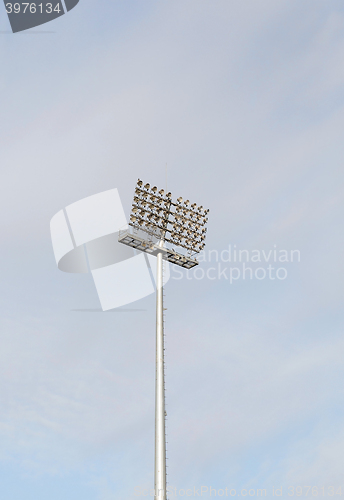 Image of The stadium lighting  