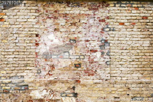 Image of red brick wall  