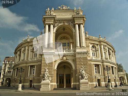 Image of Opera Theatre Building in Odessa Ukraine