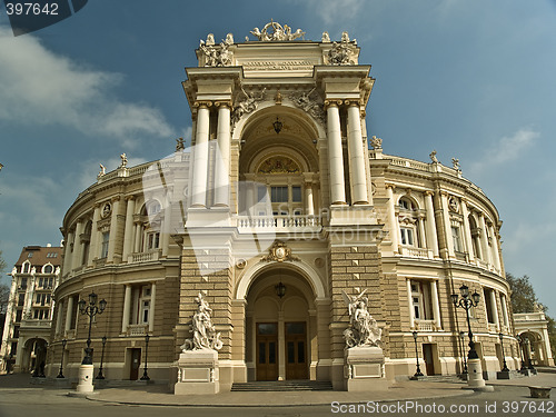 Image of Opera Theatre Building in Odessa Ukraine