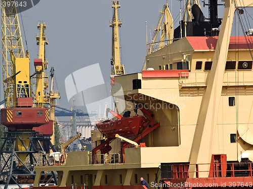 Image of Ship in Port