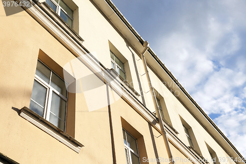 Image of old building, close-up 
