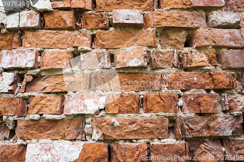 Image of red brick wall  