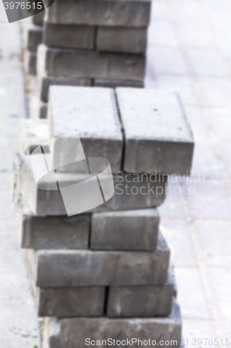 Image of Tiles on the road  