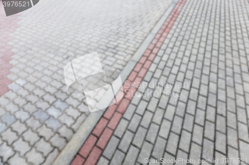Image of Tiles on the road  