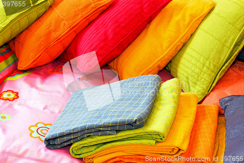 Image of Colorful bedding