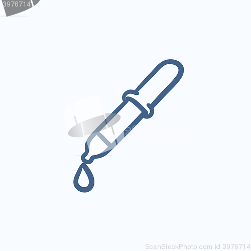 Image of Pipette sketch icon.