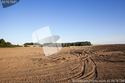 Image of plowed agricultural field 