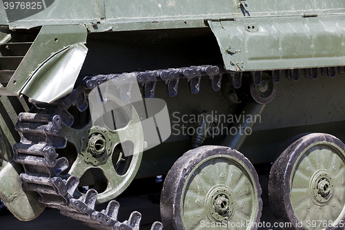 Image of part of the old military equipment  