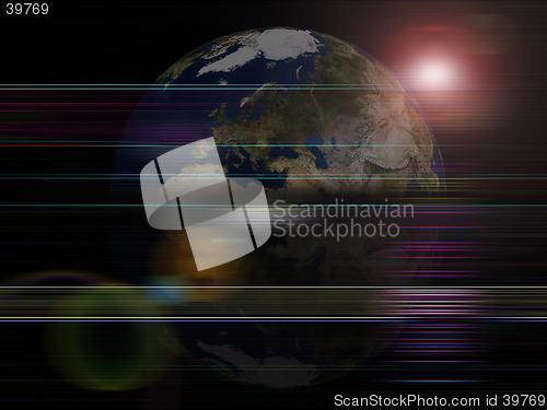 Image of Global background series- Earth planet