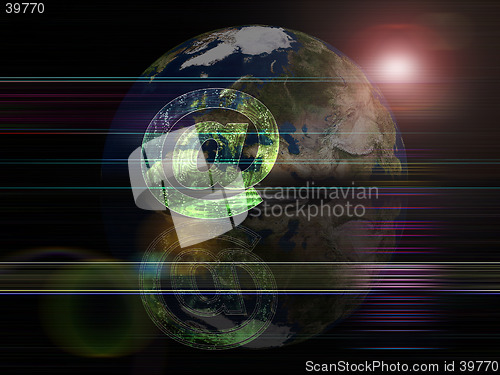 Image of Global background series- E-mail