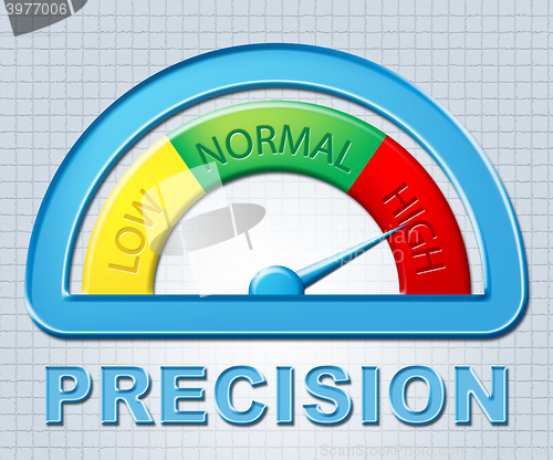 Image of High Precision Represents Dial Quality And Scale