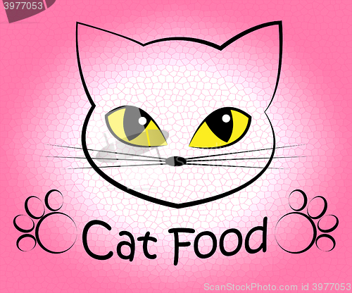 Image of Cat Food Indicates Feline Eating And Cuisine