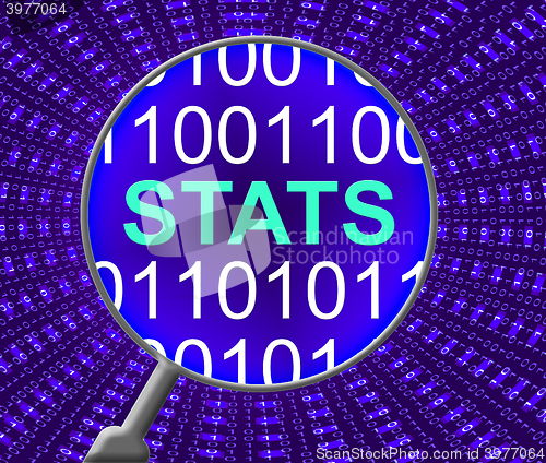 Image of Online Stats Indicates Web Site Data And Analysis