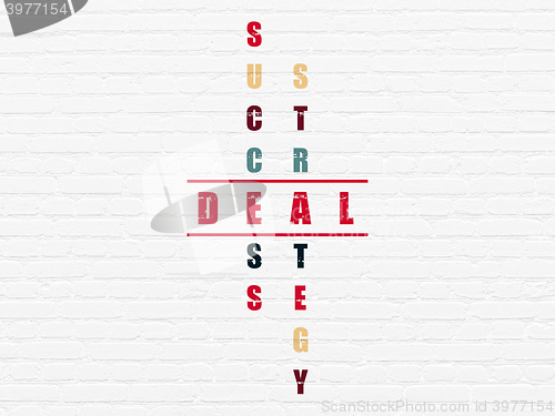 Image of Finance concept: Deal in Crossword Puzzle