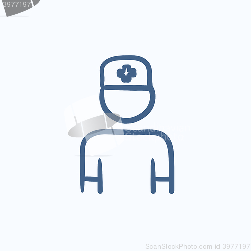 Image of Nurse sketch icon.