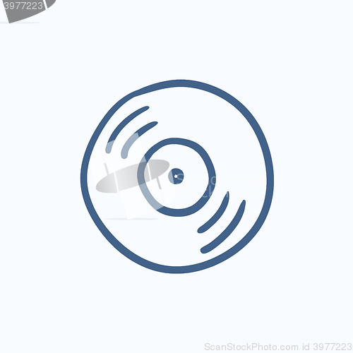 Image of Disc sketch icon.