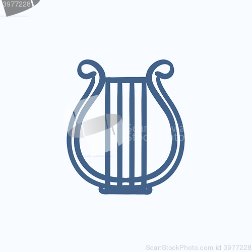 Image of Lyre sketch icon.