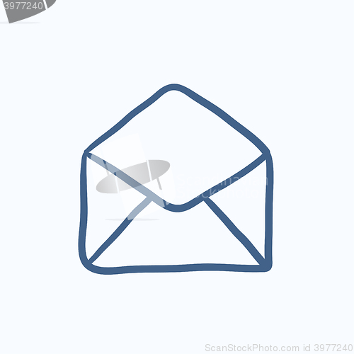 Image of Envelope sketch icon.