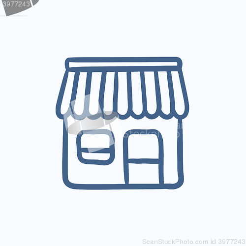 Image of Shop sketch icon.