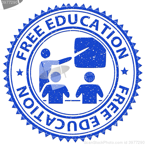 Image of Free Education Represents For Nothing And Learning