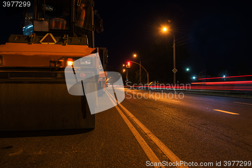 Image of repairing the road