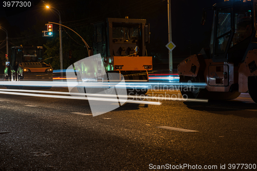 Image of repairing the road