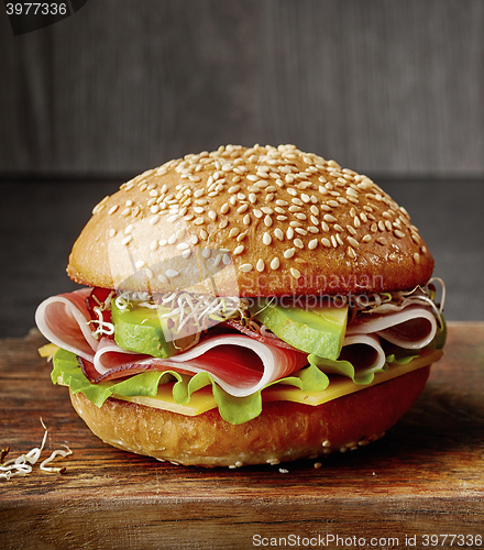 Image of fresh breakfast sandwich