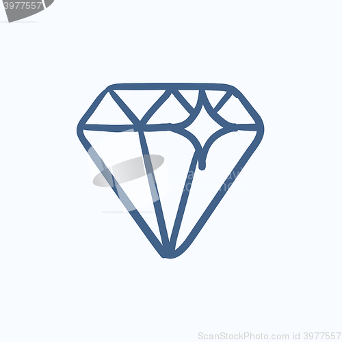 Image of Diamond sketch icon.