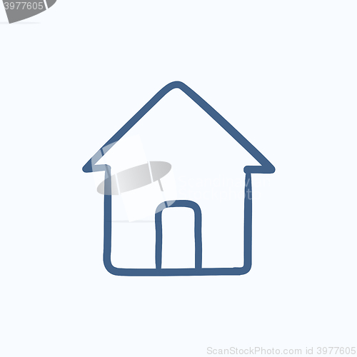 Image of House sketch icon.