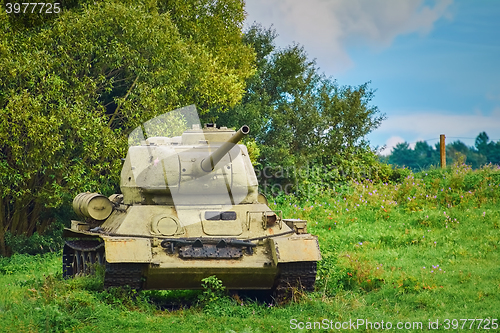 Image of Tank on the Field