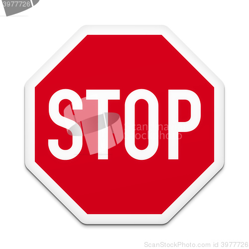 Image of typical stop sign