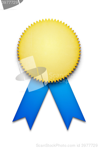 Image of blank award ribbon badge