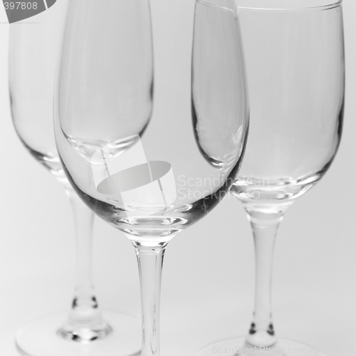 Image of three glasses close-up