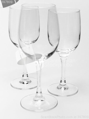 Image of three wineglasses