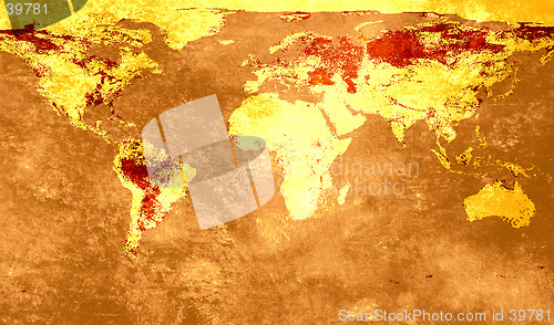 Image of Map background in retro style