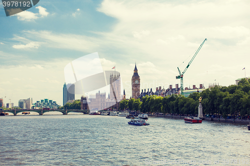 Image of Houses of Parliament and Westminster bridge