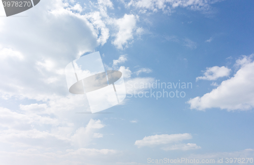 Image of blue sky backgound