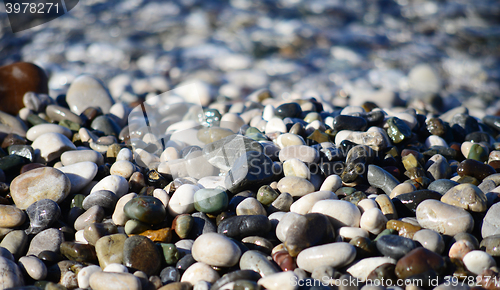 Image of pebble beach background