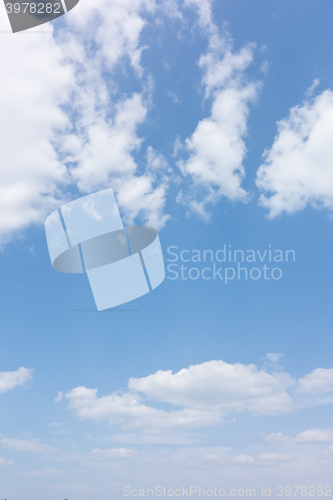 Image of blue sky backgound