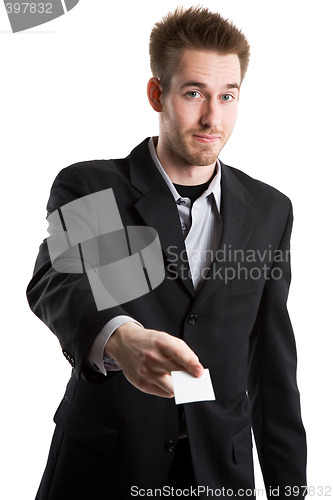 Image of Caucasian businessman