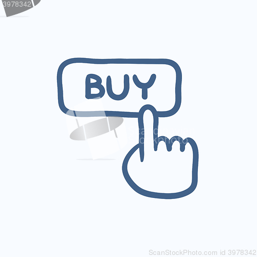 Image of Buy button sketch icon.